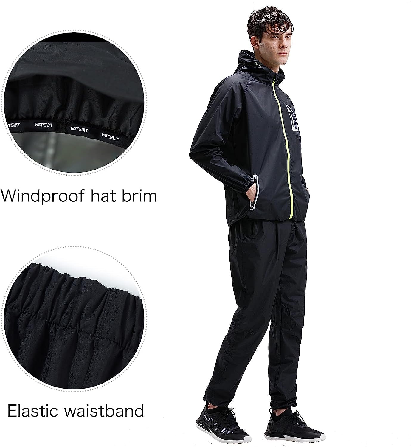 Men's Non-Rip Sauna Sweat Suit – Ultimate Boxing & Workout Jacket for Maximum Sweat & Performance