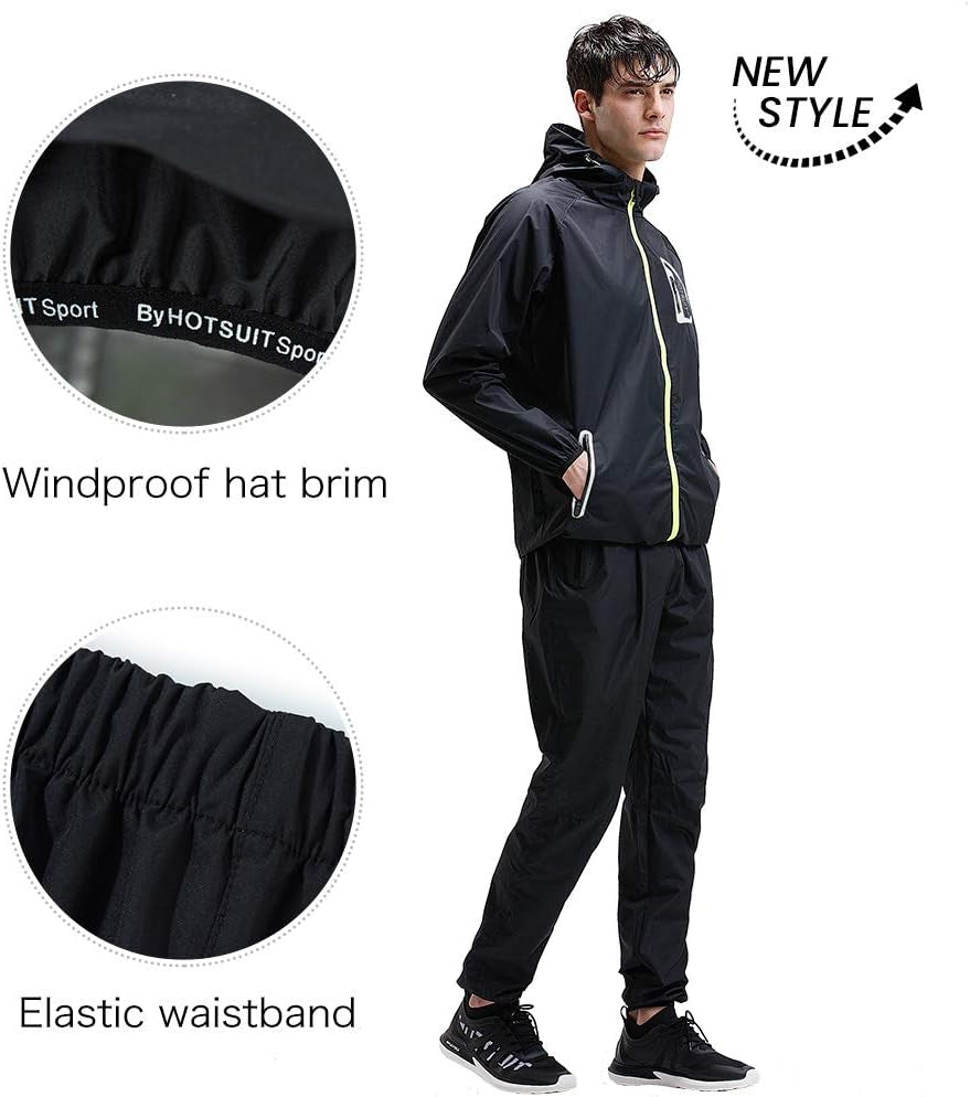 Men's Non-Rip Sauna Sweat Suit – Ultimate Boxing & Workout Jacket for Maximum Sweat & Performance
